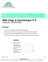 INSTRUCTION MANUAL. RNA Clean & Concentrator -5 Catalog Nos. R1015 & R1016. Highlights. Contents