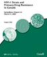 HIV 1 Strain and Primary Drug Resistance in Canada