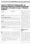 Impact of Diabetic Nephropathy on Pharmacodynamic and Pharmacokinetic Properties of Insulin in Type 1 Diabetic Patients