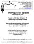 Osteoporosis Update (Reference revised 2012)