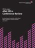 ADA 2014: Conference Review