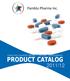 Pamblu Pharma Inc. OVER-THE-COUNTER DRUGS DIETARY SUPPLEMENTS PRODUCT CATALOG 2011/12