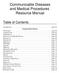 Communicable Diseases and Medical Procedures Resource Manual