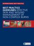BEST PRACTICE GUIDELINES: EFFECTIVE SKIN AND WOUND MANAGEMENT OF NON-COMPLEX BURNS