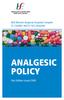 Mid-Western Regional Hospitals Complex St. Camillus and St. Ita s Hospitals ANALGESIC POLICY