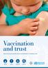 Vaccination and trust