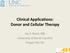 Clinical Applications: Donor and Cellular Therapy. Jay S. Raval, MD University of North Carolina Chapel Hill, NC