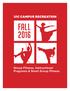 UIC CAMPUS RECREATION FALL Group Fitness, Instructional Programs & Small Group Fitness