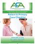 Patient & Primary Care Checklist