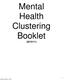 Mental Health Clustering Booklet