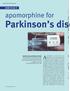 apomorphine for Parkinson s dise
