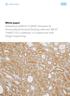 White paper Evaluation of BRAF (V600E) Mutation by Immunohistochemical Staining with anti-braf V600E (VE1) Antibody: A Comparison with Sanger