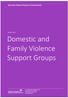 Domestic and Family Violence Support Groups