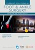 FOOT & ANKLE SURGERY