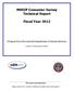 MHSIP Consumer Survey Technical Report. Fiscal Year 2012