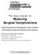 The How to Guide for Reducing Surgical Complications