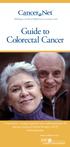 Guide to Colorectal Cancer