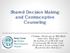 Shared Decision Making and Contraceptive Counseling