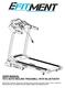 USER MANUAL T012 AUTO INCLINE TREADMILL WITH BLUETOOTH