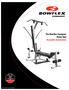 The Bowflex Conquest Home Gym Assembly Instructions