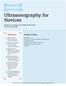 Ultrasonography for Novices