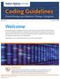 Welcome. Coding uidelines Coding Guidelines Coding. Coding Guidelines Coding Guidelines. Contact Us. Edition #1 March 2018