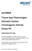 Tissue type Plasminogen Activator Human Chromogenic Activity Assay Kit
