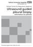 Oxford Centre for Respiratory Medicine Ultrasound guided pleural biopsy Information for patients