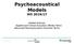 Psychoacoustical Models WS 2016/17