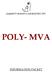 POLY- MVA INFORMATION PACKET