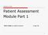 Patient Assessment Module Part 1