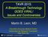 TAVR 2015: A Breakthrough Technology GOES VIRAL! Issues and Controversies. Martin B. Leon, MD