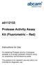 Protease Activity Assay Kit (Fluorometric Red)