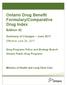 Ontario Drug Benefit Formulary/Comparative Drug Index