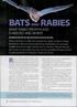 BATS AND RABIEÍS WHAT RABIES PROPHYLAXIS IS NEEDED AND WHEN?