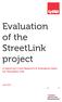 Evaluation of the StreetLink project. A report by Crisis Research & Evaluation team for Homeless Link