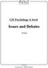 CIE Psychology A-level Issues and Debates