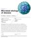 Microbial etiology of disease