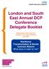 London and South East Annual DCP Conference Delegate Booklet