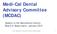 Medi-Cal Dental Advisory Committee (MCDAC)