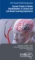 Current Trends in Stroke Rehabilitation: A Lecture and Lab Based Learning Experience