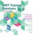 AWT Training Seminars