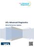 UCL-Advanced Diagnostics. 2015/16 Service Update