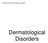 Advanced Practice Education Associates. Dermatological Disorders