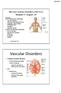 Vascular Disorders. Nervous System Disorders (Part B-1) Module 8 -Chapter 14. Cerebrovascular disease S/S 1/9/2013
