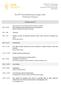 The 30 th Annual Meeting Groningen 2018 Preliminary Program
