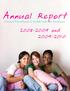Annual Report and Planned Parenthood of Middle and East Tennessee. Testing -