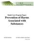 Model Core Program Paper: Prevention of Harms Associated with Substances