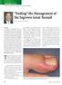 The infected ingrown great toenail. Nailing the Management of the Ingrown Great Toenail