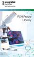 Your single-source laboratory solution. FISH Probe Library